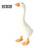 Small Metal Object Holder Magnetic Goose Key Holder, Resin Statue for Entryway Decor, Cute Animal Vivid Duck Desktop Ornament with Mouth Storage