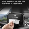 ASY1   Car Interior Tissue Storage Box Auto Armrests Sunshades Seat Accessories For Citroen C1 DS3 C2 C3 Vts C4 Saxo C4L C5 C6 C8 Xsara