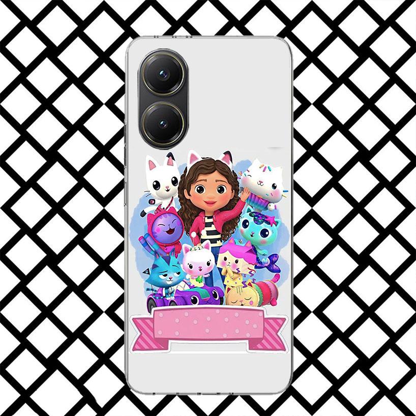 Мультяшный чехол для телефона Gabby's Dollhouse для Xiaomi Poco F7 Ultra X7 X6 X5 Pro X4 Gt M8 M7 Redmi 15 15C 13 13C 12 12C Мягкий чехол Fund