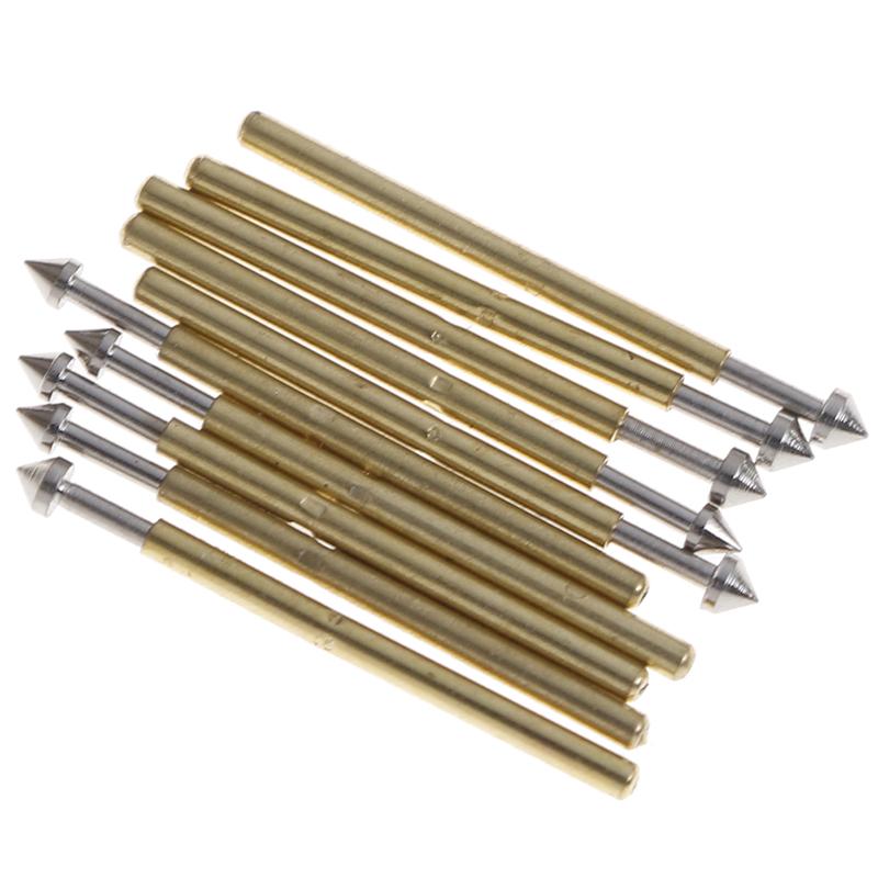 100 шт. P75-E2/E3 пружинный испытательный щуп Pogo Pin 1,3/1,5 мм с конической головкой 1,0 мм наперсток