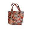 Женская сумка-тоут большой вместимости с цветочным принтом из холста — универсальный аксессуар для шопинга и поездок на работу