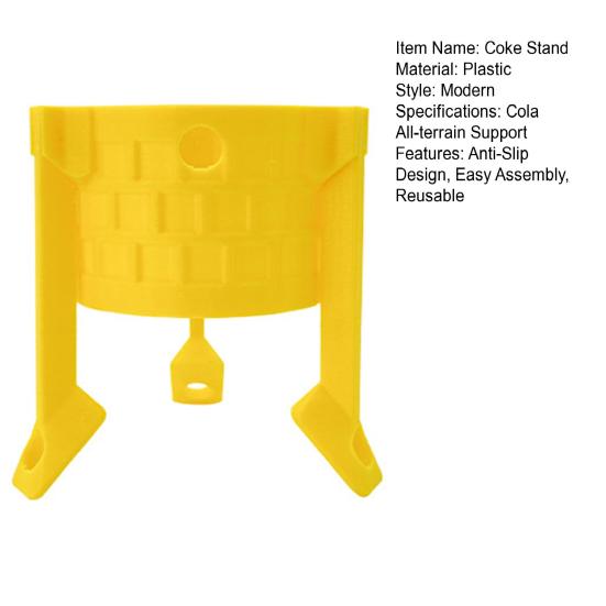 Подставка для колы Вездеходная Подставка для колы Органайзер для стаканов Противоскользящая Универсальная Водонепроницаемая Устойчивая к ржавчине Пластик