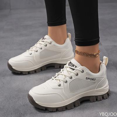 Модная универсальная женская обувь новая весна осень толстая подошва противоскользящая женская обувь повседневная удобная спортивная обувь для походов