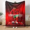Dynamic Soccer Legend Blanket Soft Warm Cozy Suitable for Livingroom Seaside Bed All-Season Use Digital Print