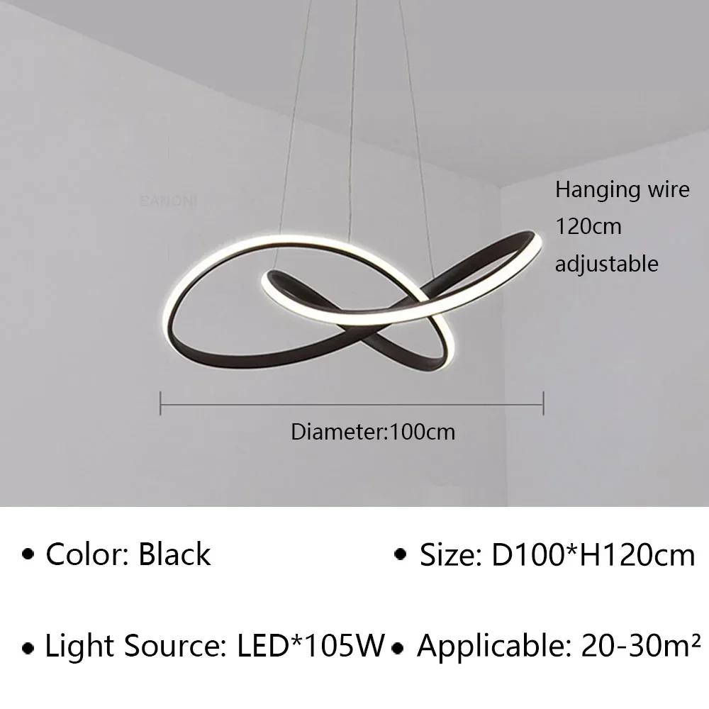 Nordic LED Pendant Light For Living Room Dining Room Hall Bedroom Hotel Hanging Lamp Indoor Home Decor Lighting Fixture Luster