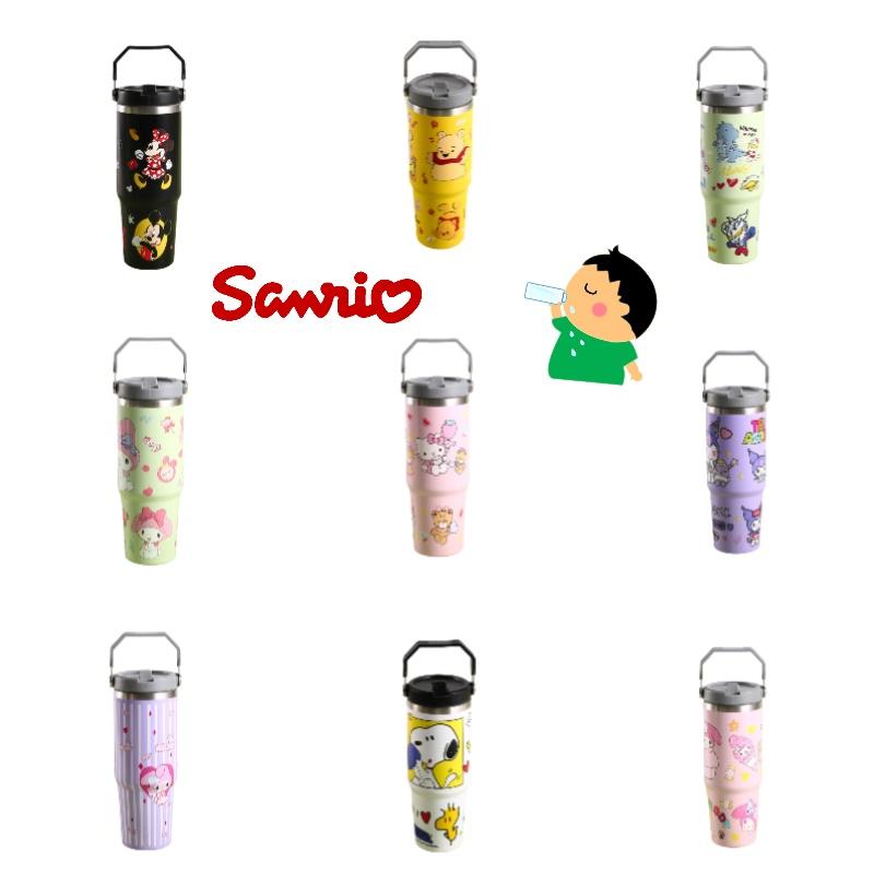 Стильная и портативная термокружка из нержавеющей стали с мультяшным дизайном, 30 унций