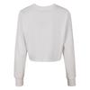 Build Your Brand Womens/Ladies Cropped Terrycloth Crew Neck Jumper