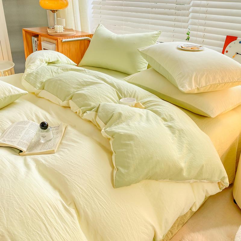 Постельное белье Покрывало с наволочкой простыня односпальное постельное белье пододеяльник Постельное белье с застежкой-молнией Queen/King