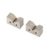 1 пара чугунных V-образных блоков 2'' x 3/4'' x 1-1/4'', шлифованный набор V-блоков