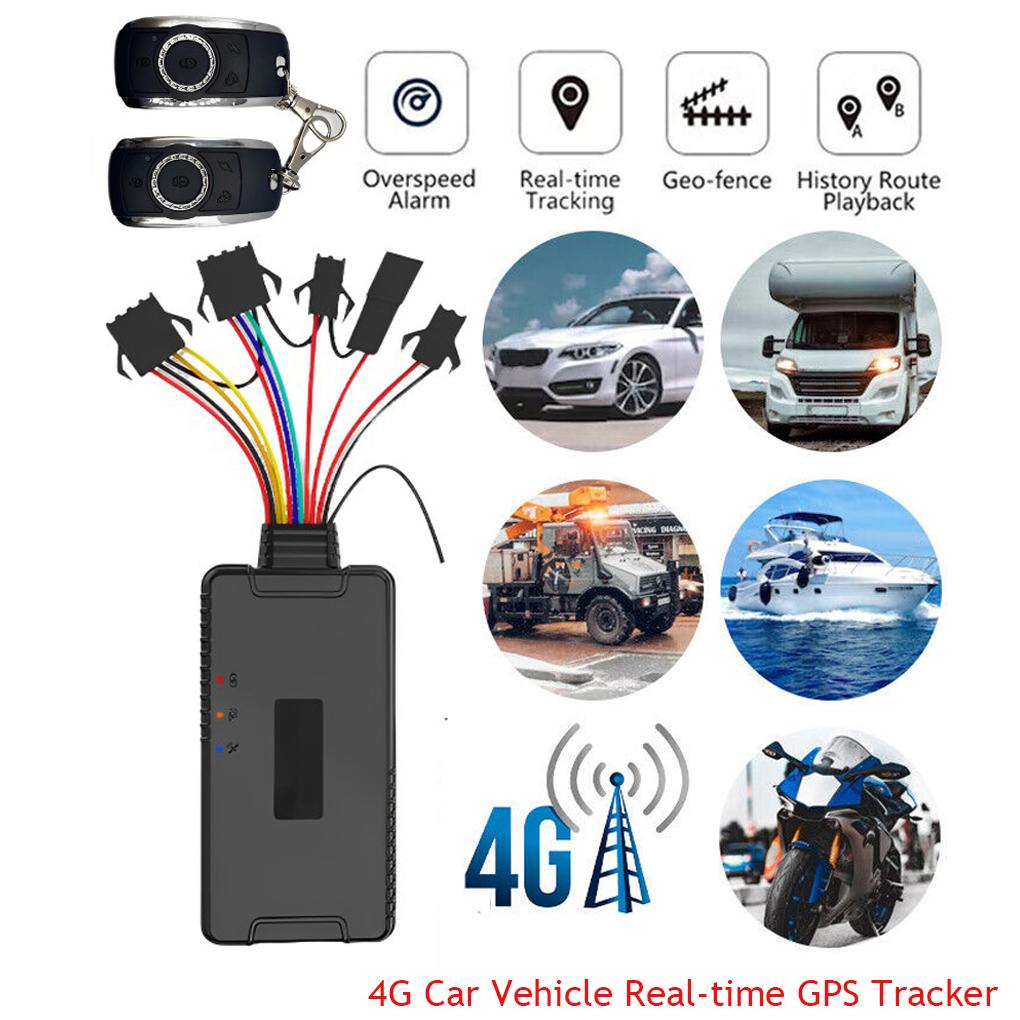 4G GPS-трекер 7670SA для автомобиля, мотоцикла, устройства слежения с функцией отключения подачи масла с 2 пультами дистанционного управления