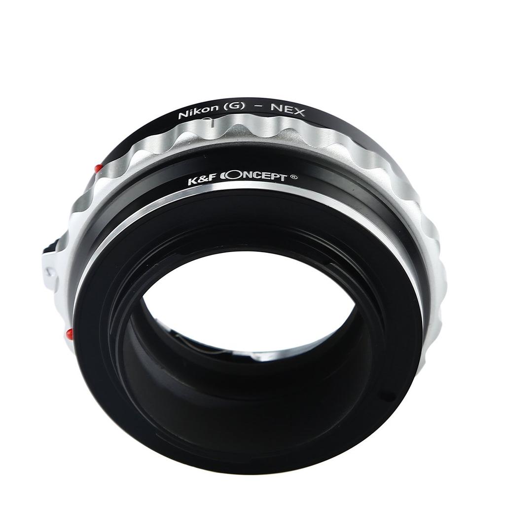 Concept Lens Mount Adapter F Mount Type Lens Sony E Mount with Aperture Ring K&F KF-NGE (Nikon (G Compatible) Conversion)