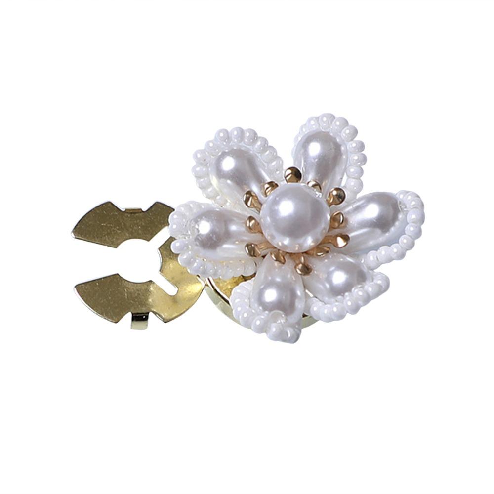 Элегантные на рубашку жемчужные пуговицы-заглушки DIY аксессуары цветочные запонки из сплава декоративная шкатулка для пуговиц рубашек для мужчин женщин