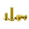 M2 M2.5 M3 M4 M5 Metric Threaded Insert Brass Nuts Bolts Set Countersunk Head Screw Hot Melt Heating Knurled Injection Nut Kits