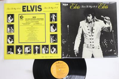 Виниловая пластинка ELVIS PRESLEY Thats The Way It Is SX61 RCA 1971 Япония Рок Б/у