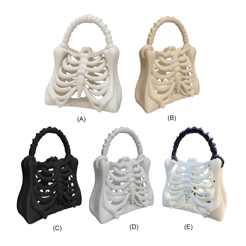 Сумка Череп на Хэллоуин Новинка Женская Девичья Панк Хип-хоп Ужасы Сумка Скелет Смешная Сумка с 3D Принтом Домашний Костюм Вечеринка Украшение