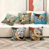 Подушка Громкий дом Аниме Подушка Подушка для дивана Кровать Подушка для головы Наволочка Чехол для подушки 45x45 см Мода