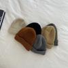 Kids Chic Knit Beanie Cable Knitted Hat Solid Color Cozy Ski Hat