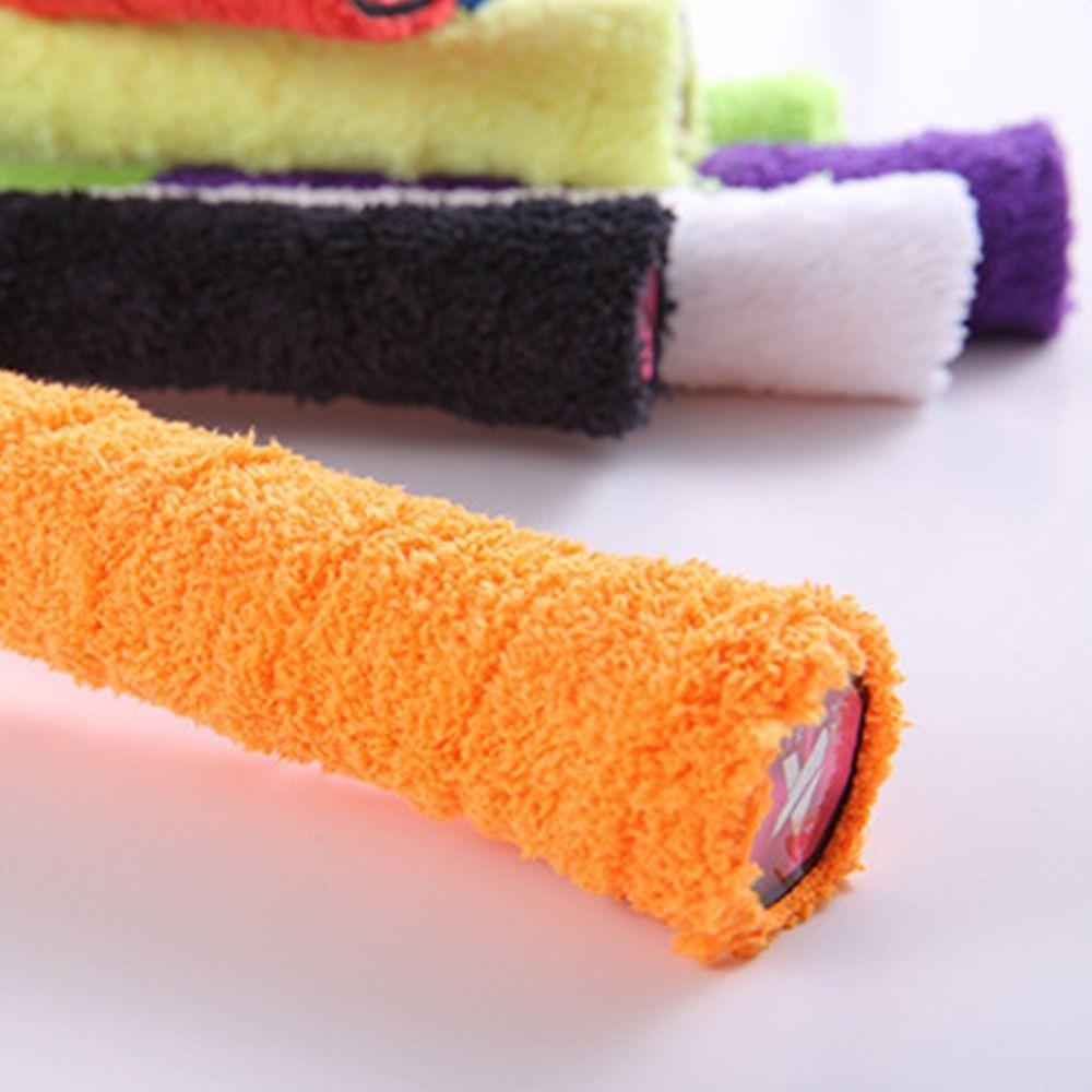 Multi-color Badminton Racket Overgrips Self-adhesive Non-Slip Grip Tape Sweat Band Fishing Rod