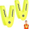 Lightweight High Visibility Vest Children'S V-Shape Signal Collar Reflective Vest Children'S High Visibility Vest Safety Vest For Children High