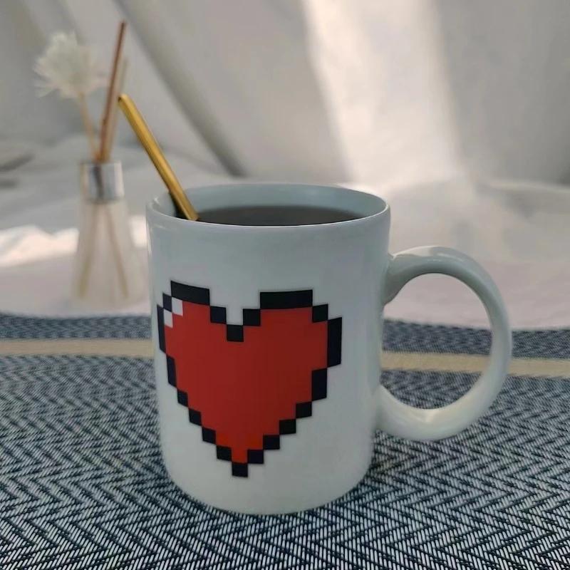 Волшебная кружка с игровым автоматом, меняющая цвет, кружка для кофе, чая, температура, изменение цвета, термочувствительная чашка, подарки на день рождения