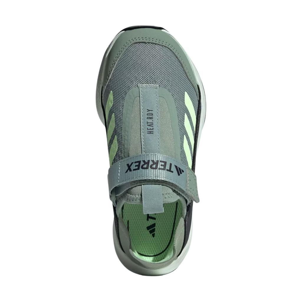 adidas Voyager 21 Слипоны Удобные Повседневные Прочные Дышащие Низкие Кроссовки для улицы Детская обувь Зеленый Серый Черный IE7628