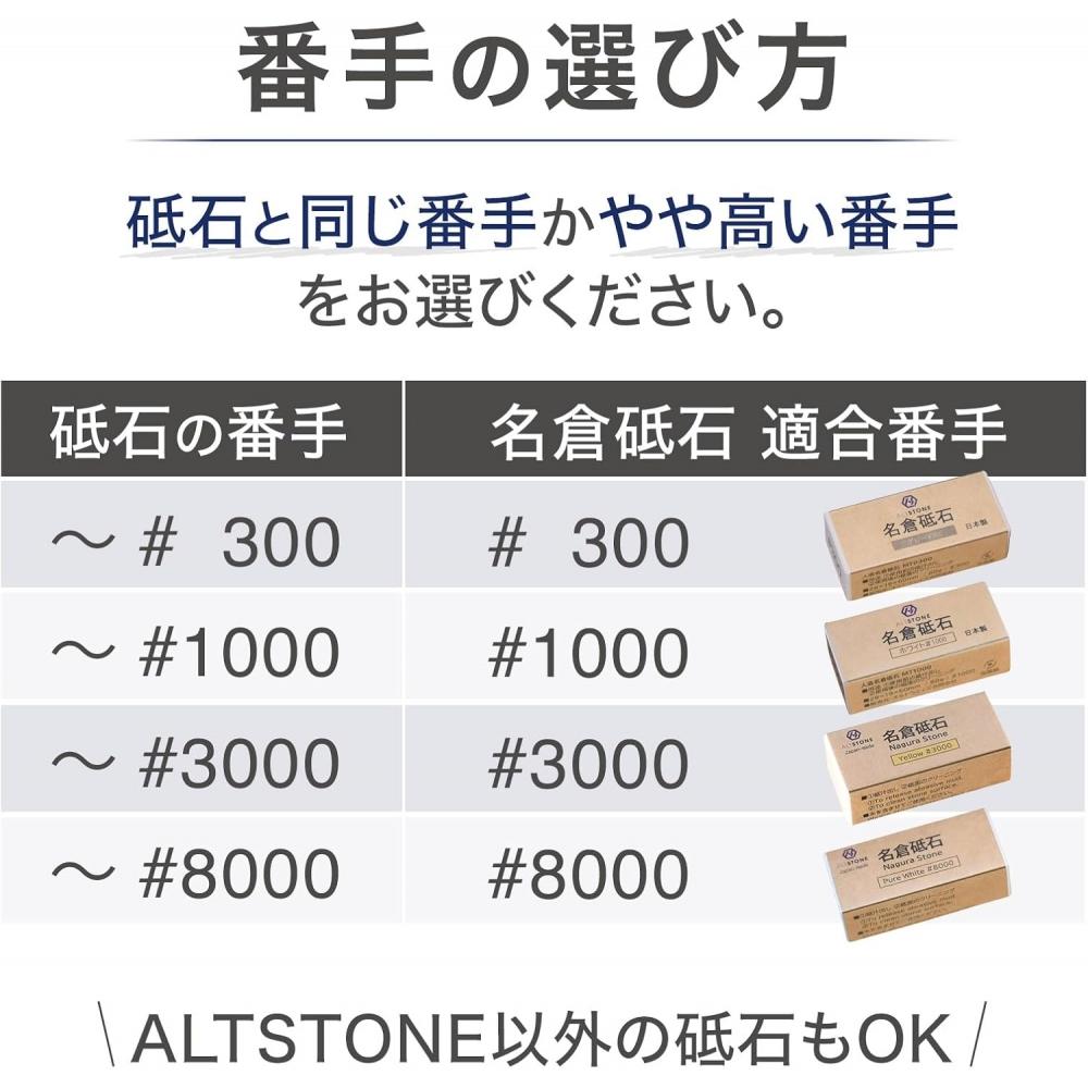 AltStone 300 Water Stone For Chip Removal Note Nagura whetStone Is Small