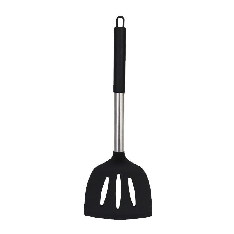 Silicone & Stainless Steel 15-Piece Non-Stick Kitchenware Set: Spatula, Soup Spoon, More.