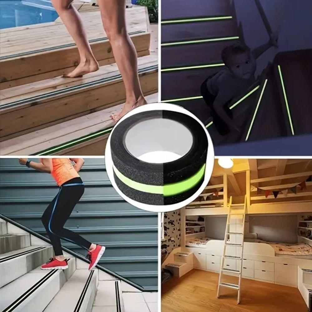 5CM x 5M Traction Tape Glow in the Dark Non Skid Safety Tape Anti Slip Tape Stair Tread