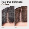 Hair Color Shampoo 3 in 1 Coffee Brown Semi Permanent Dye Fast Color Refresh OneStep Application