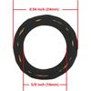 Ucreative 5/8 Inch X 5FT Fuel Line Hose Push Lock Fuel Hose Rubber NBR SAE 30R7 300PSI