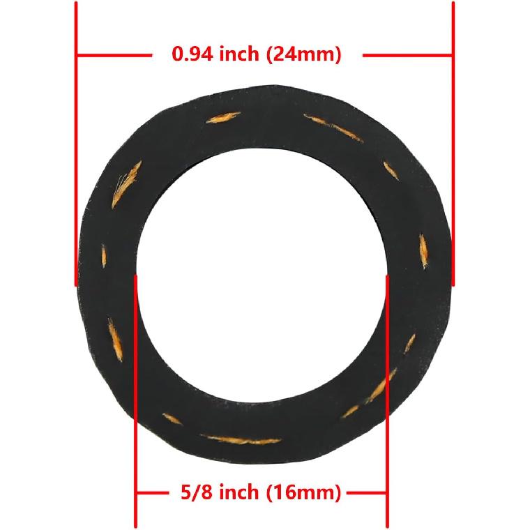 Ucreative 5/8 Inch X 5FT Fuel Line Hose Push Lock Fuel Hose Rubber NBR SAE 30R7 300PSI
