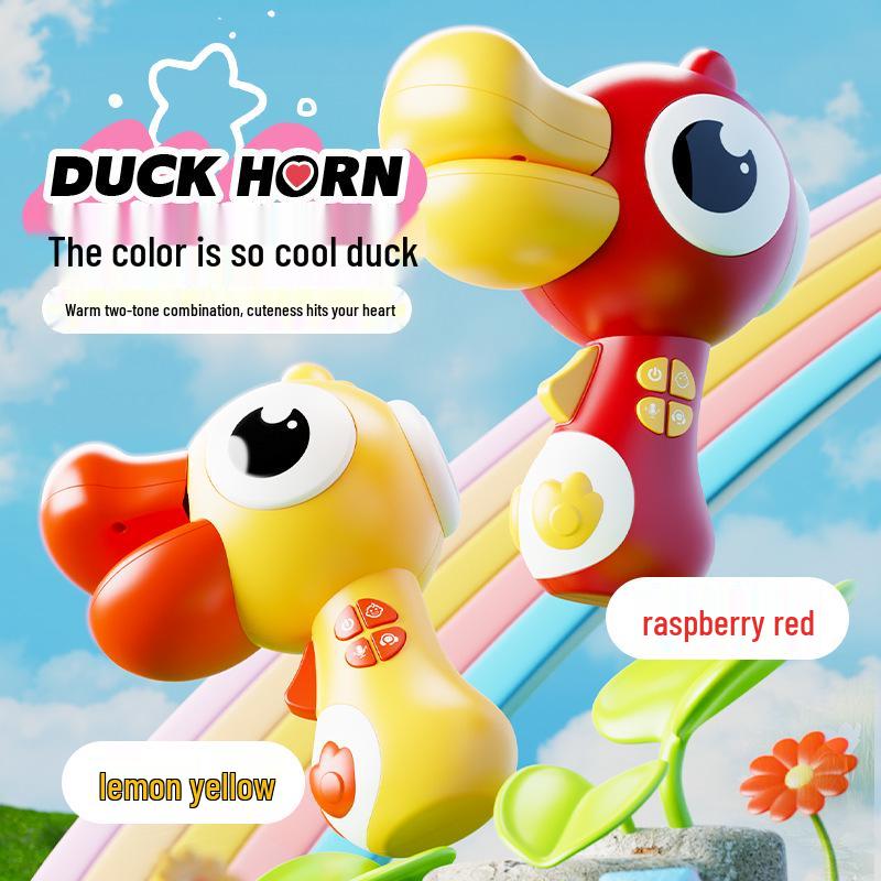 Игрушка-изменитель голоса птицы TikTok: Ручной мегафон с динамиком для детских розыгрышей