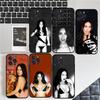 Чехол для телефона с изображением актрисы М-Меган Фокс Для Iphone 16 15 17 13 14 12 11 Pro Max Plus Черный корпус Чехол