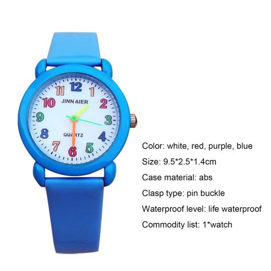 Водонепроницаемые удобные детские милые кварцевые наручные часы с героями мультфильмов для мальчиков