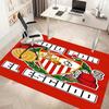 1pc Seville logo Print Area Rug - Soft, Washable Non-Slip Indoor Mat, Living Room, Home Office Decorative Rug,Office Decorative