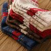 Soft Comfortable Winter Deer Christmas  Snow Flake Wool Socks