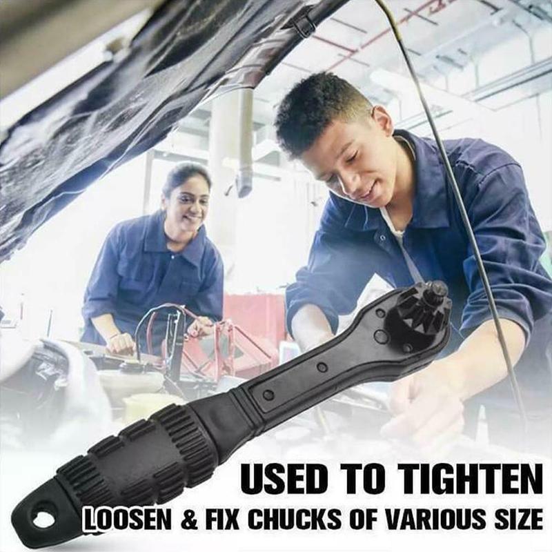 Два в одном алмазный ключ-ключ черный двухсторонний быстрый гаечный ключ для спинальных колес