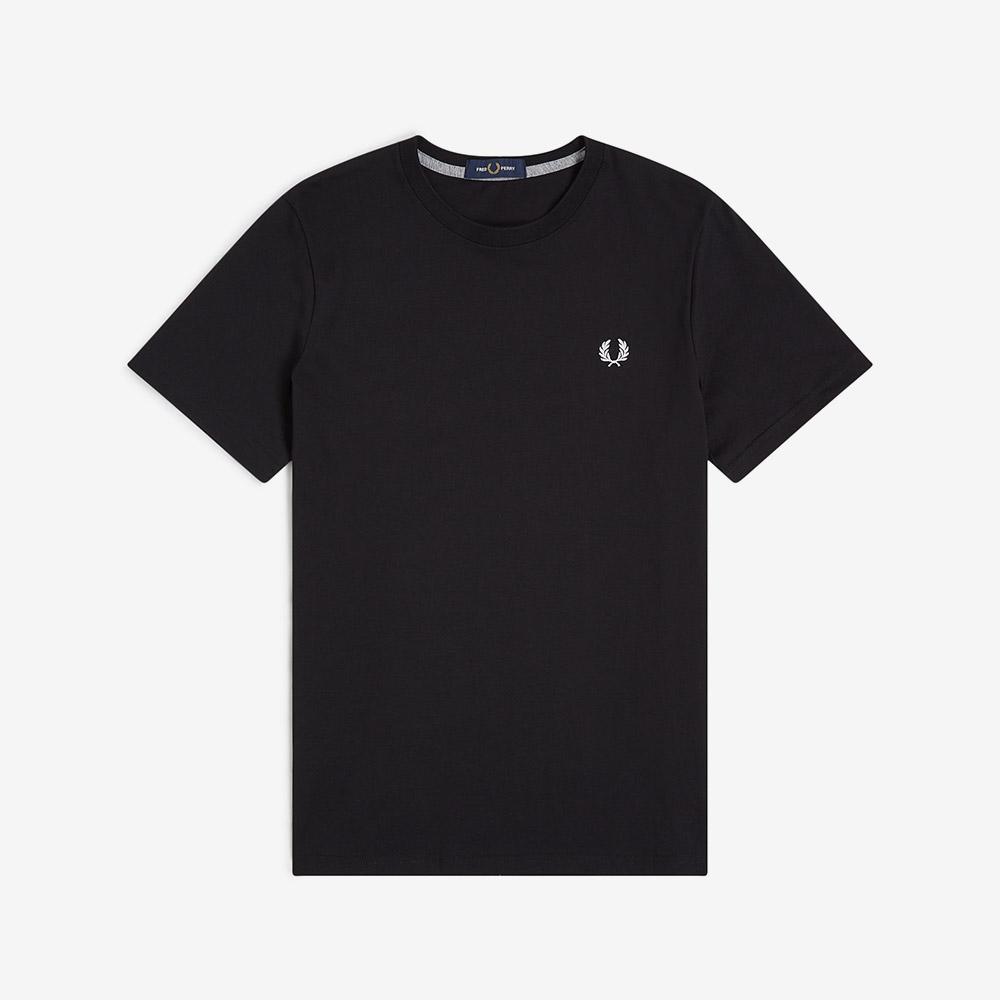 Fred Perry [Спорт] Футболка с круглым вырезом - Черная Afpm2G91600-102