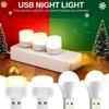 Мини-портативный USB-светодиодный ночник, Лампа для чтения холодного белого света, Настольная лампа для чтения, Маленькая комната USB-светильник