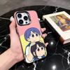 C-CITY girls THE A-ANIMATION-cta Phone Case For iPhone 17,16,15,14,13,12,11 Plus,Pro Max,XS,Colored Silver Plated Inside Cover