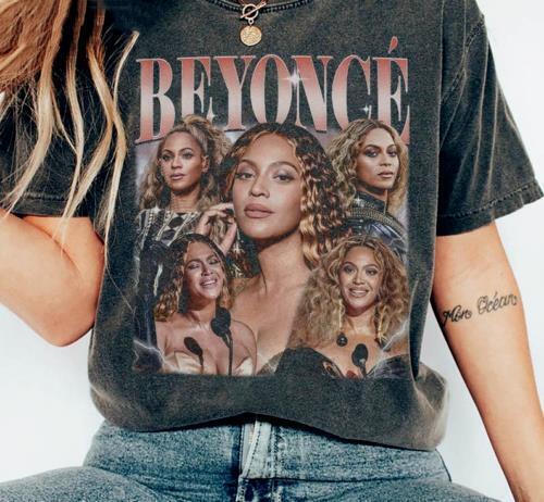 Футболка Beyonce Renaissance Tour 2023 Винтажная футболка Beyonce Музыкальный мировой тур Унисекс футболка