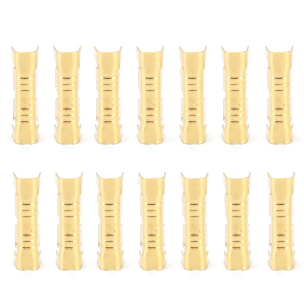 100 шт. U-образная клемма для проводки, латунный золотой стыковочный разъем, клеммы для быстрой проводки