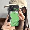 Мультяшная лягушка Какая графическая чехол для телефона для iPhone 17 Air 16 Pro 15 14 13 12 11 x XR Xs 8 7 plus pro Max mini силиконовая задняя крышка