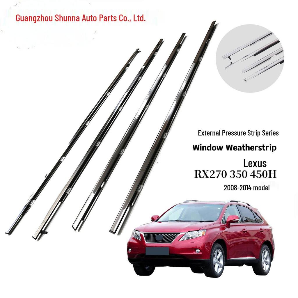 Уплотнитель стекла передней правой двери серии Lexus RX 75710-48060