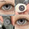 Eyeshare Цветные контактные линзы фиолетового цвета, комфортные цветные контактные линзы зеленого цвета, модные цветные контактные линзы коричневого цвета, мягкие линзы для глаз, 1 пара