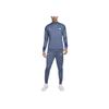 Nike Dri-Fit Уличный Повседневный Спортивный Спортивный Костюм с Молнией и Воротником Футбольный Комплект Мужские комплекты Diffusion-Blue FN9453-491