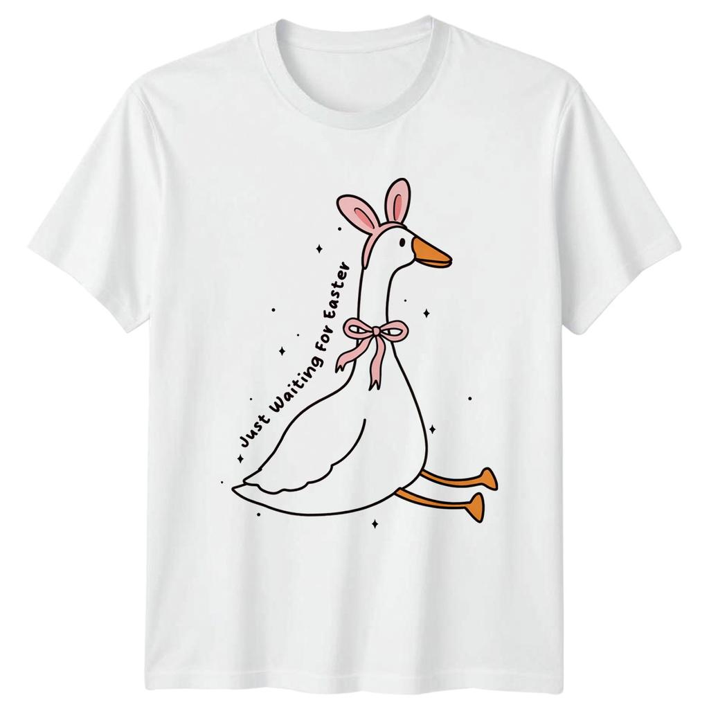 Just Waiting For Easter Unisexs TShirt Birds Animals Gift For Her