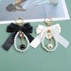 Pearl Chain Bow Key Chain Big Bow Car Key Holder Fashion Car Keychain