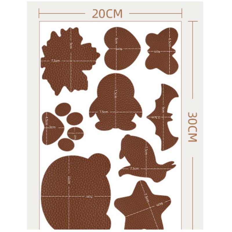 Самоклеящаяся искусственная кожа для дивана, мебели, сделай сам, ремонтная заплатка для салона автомобиля, наклейка на мотоцикл, кожаная нашивка из ткани