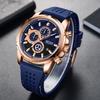 Relogio Masculino MEGIR New Sport Chronograph Silicone Mens Watches Top Brand Luxury Quartz Clock Waterproof Big Dial Watch Men